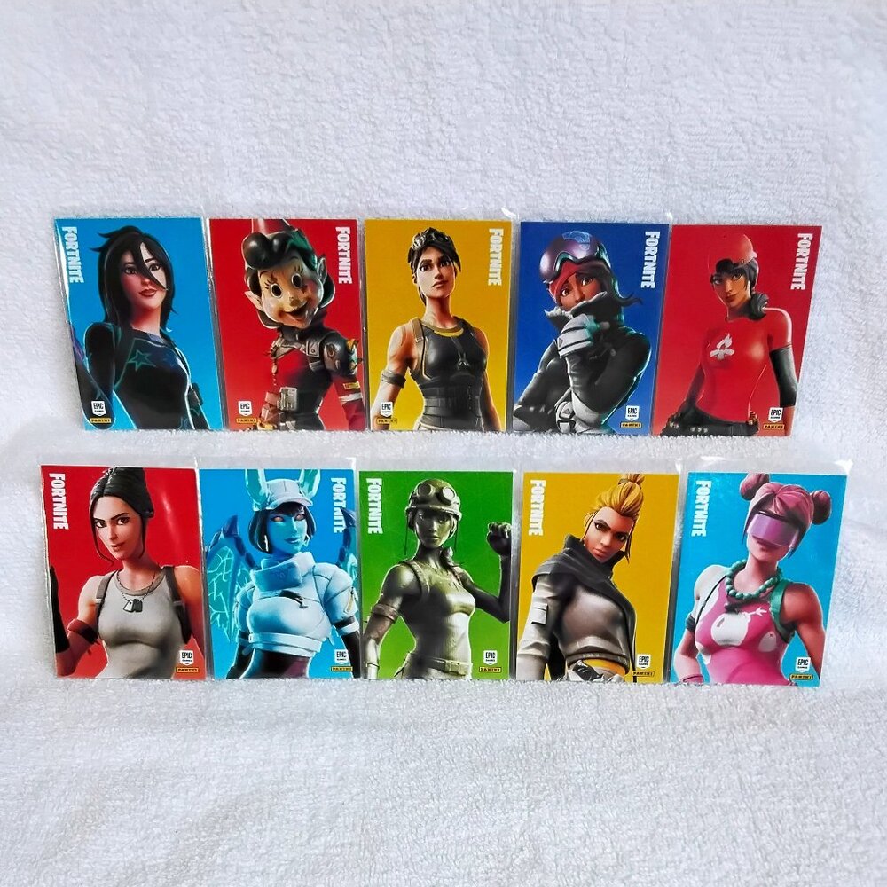 Group of 10 2020 Fortnite Cards by Panini/Epic Games!!